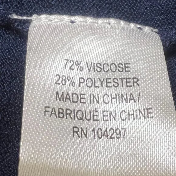 Milly Selena Off the Shoulder Navy Sweater, Sz. Med, EUC - Picture 7 of 8